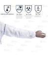 Manguitos Tyvek 500 protección química y biológica Tipo 6