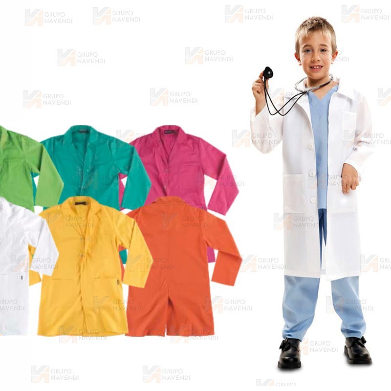 Bata infantil con múltiples colores