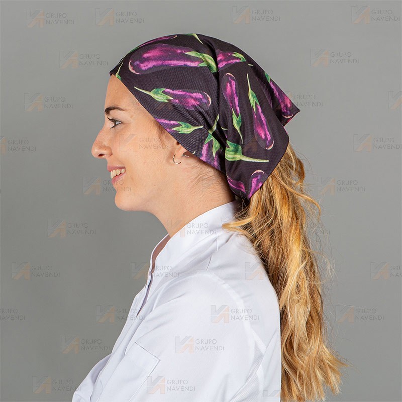 Braga de cuello estampada para cocina