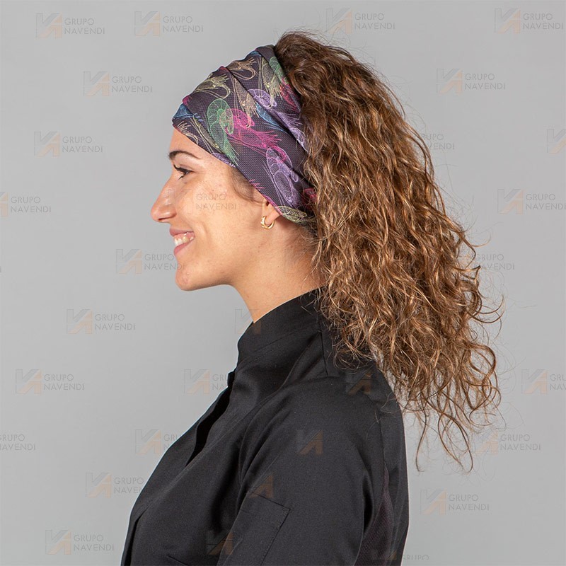 Braga de cuello estampada para cocina