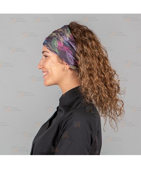 Braga de cuello estampada para cocina