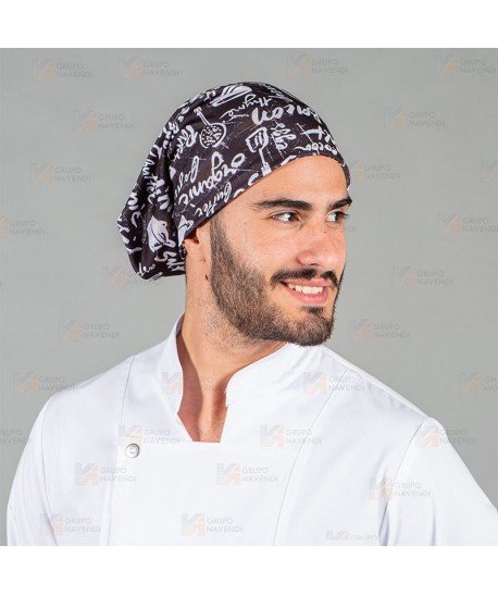 Braga de cuello estampada para cocina