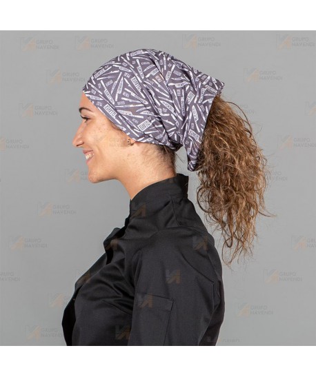 Braga de cuello estampada para cocina