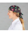 Gorro pirata de cocina en microfibra estampada