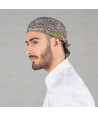 Gorro pirata de cocina en microfibra estampada