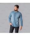 Chaqueta de cocina de tela vaquera de algodón