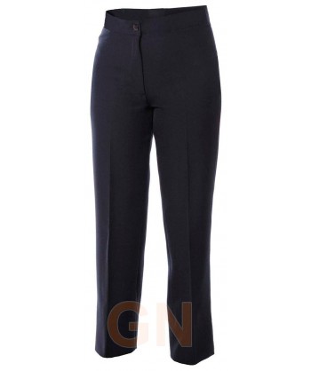 Pantalón económico, sin bolsillos para traje de mujer