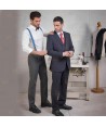 Americana bielástica de hombre para traje de uniformidad