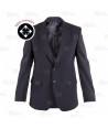 Americana bielástica de hombre para traje de uniformidad