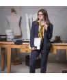 Americana bielástica de mujer para traje de uniformidad