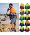 Chaqueta polar bicolor de alta visibilidad