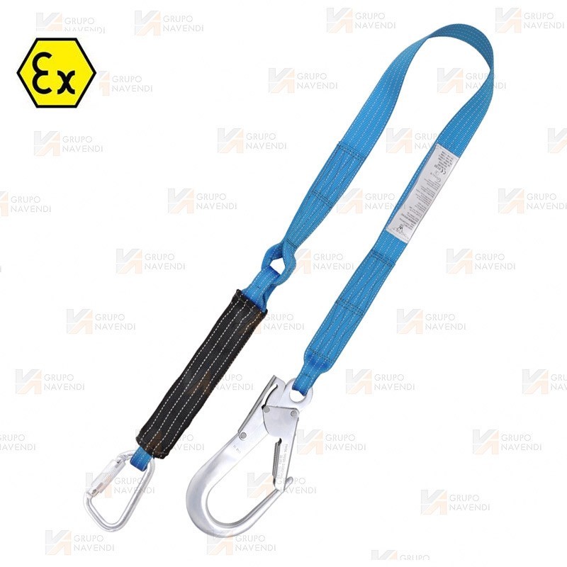Eslinga de cinta ATEX, lg. 2 m, con absorbedor de energía