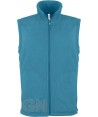 Chaleco de forro polar para hombre color azul tropical