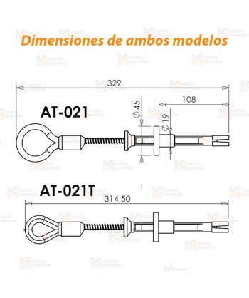 Punto de anclaje reutilizable para estructuras de cemento