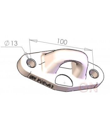 Punto de anclaje de aluminio