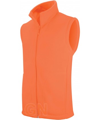 Chaleco de forro polar para hombre color naranja A.V.
