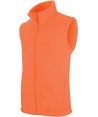 Chaleco de forro polar para hombre color naranja A.V.