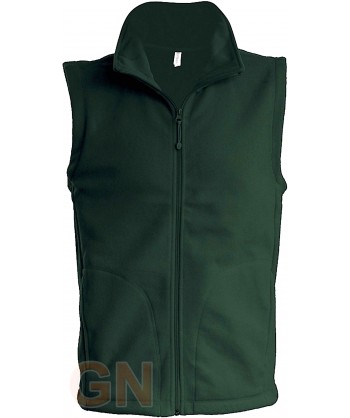 Chaleco de forro polar  color verde bosque