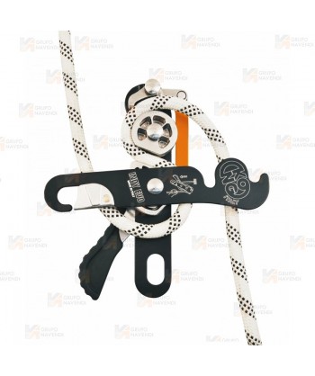 Descendedor ascendedor Indy Evo Plus con autobloqueo y sistema antipánico para cuerdas