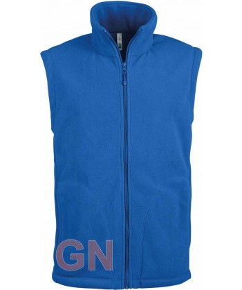 Chaleco de forro polar para hombre color royal