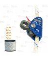 Anticaídas deslizante automático desmontable en duraluminio para cuerda con cuerdas de 10, 20, 30, 40, y 50 m, según modelo