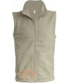 Chaleco de forro polar para hombre color beige