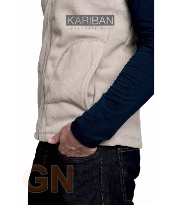 Chaleco de forro polar para hombre