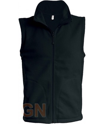 Chaleco de forro polar  color negro