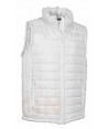 Chaleco deportivo acolchado color blanco