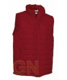 Chaleco deportivo acolchado color rojo
