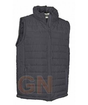 Chaleco deportivo acolchado color gris carbón