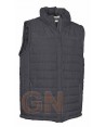 Chaleco deportivo acolchado color gris carbón