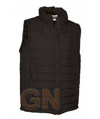 Chaleco deportivo acolchado color negro