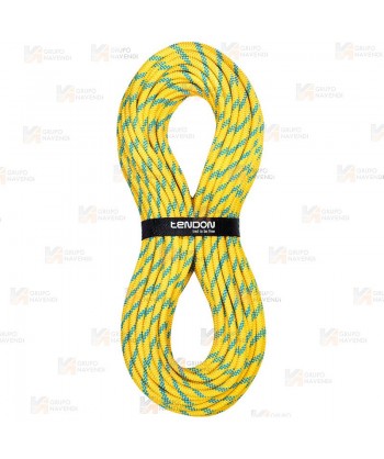 Cuerda semiestática de Ø 11 mm, tipo A color amarillo/azul