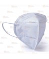 Mascarilla autofiltrante de protección y seguridad FFP2 con 5 capas color blanco. Hecha en España