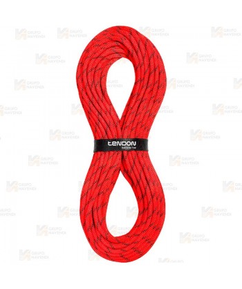Cuerda semiestática de Ø 10 mm, tipo A color rojo