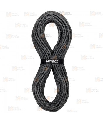 Cuerda semiestática Force de Ø 10 y 11 mm, tipo B y A color negro