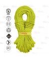 Cuerda Ambition de uso simple de Ø 9,8 mm para escalada color amarillo y verde