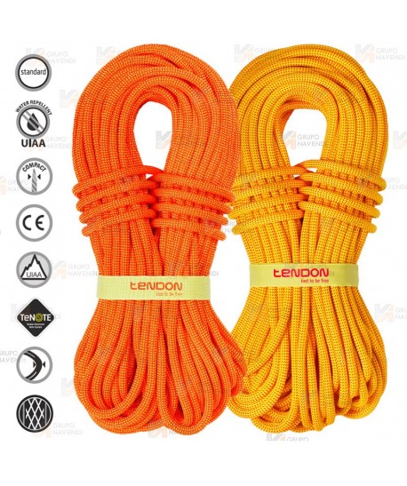 Cuerda Ambition Tefix de 10,2 mm de diámetro para rescate, salvamento, escalada, alpinismo y grandes paredes