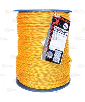Cuerda Ambition Tefix de 10,2 mm de diámetro para rescate, salvamento, escalada, alpinismo y grandes paredes