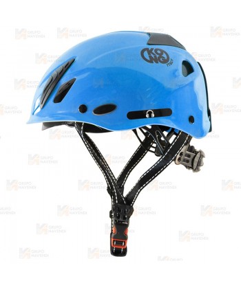 Casco para trabajos verticales color azul