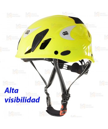 Casco Mouse Sport de Kong para escalada y barranquismo color amarillo flúor