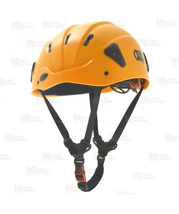 Casco para trabajos verticales color naranja