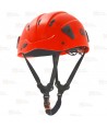 Casco para trabajos verticales color rojo