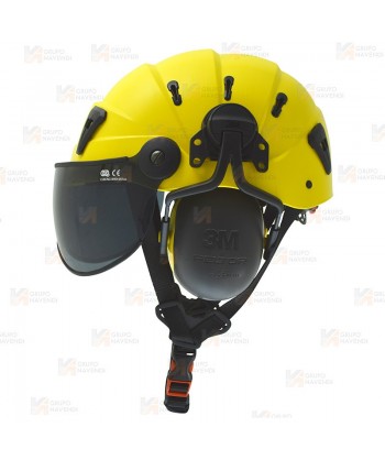 Casco para trabajos verticales color amarillo