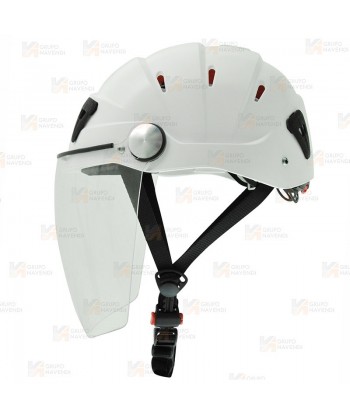 Casco para trabajos verticales color blanco