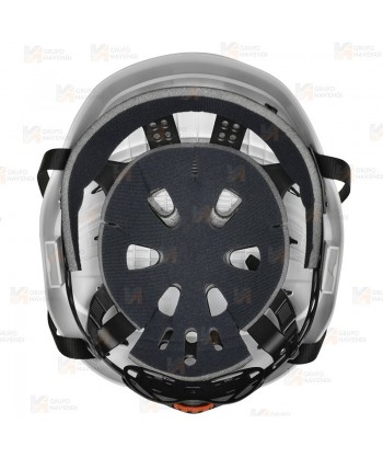 Casco para trabajos verticales color blanco