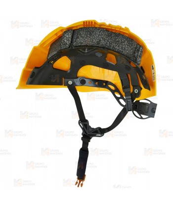 Casco para trabajos verticales color naranja