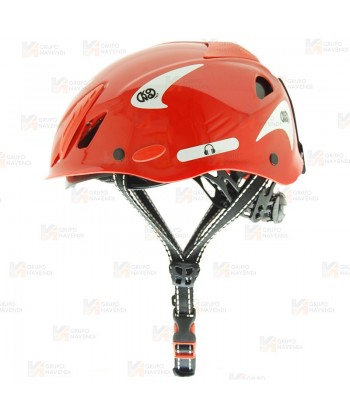 Casco Mouse Work Reflective de Kong para trabajos verticales color rojo