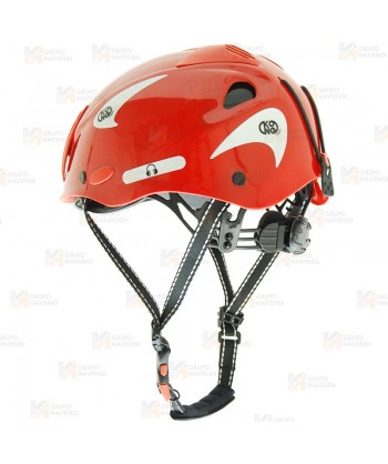 Casco Mouse Work Reflective de Kong para trabajos verticales color rojo